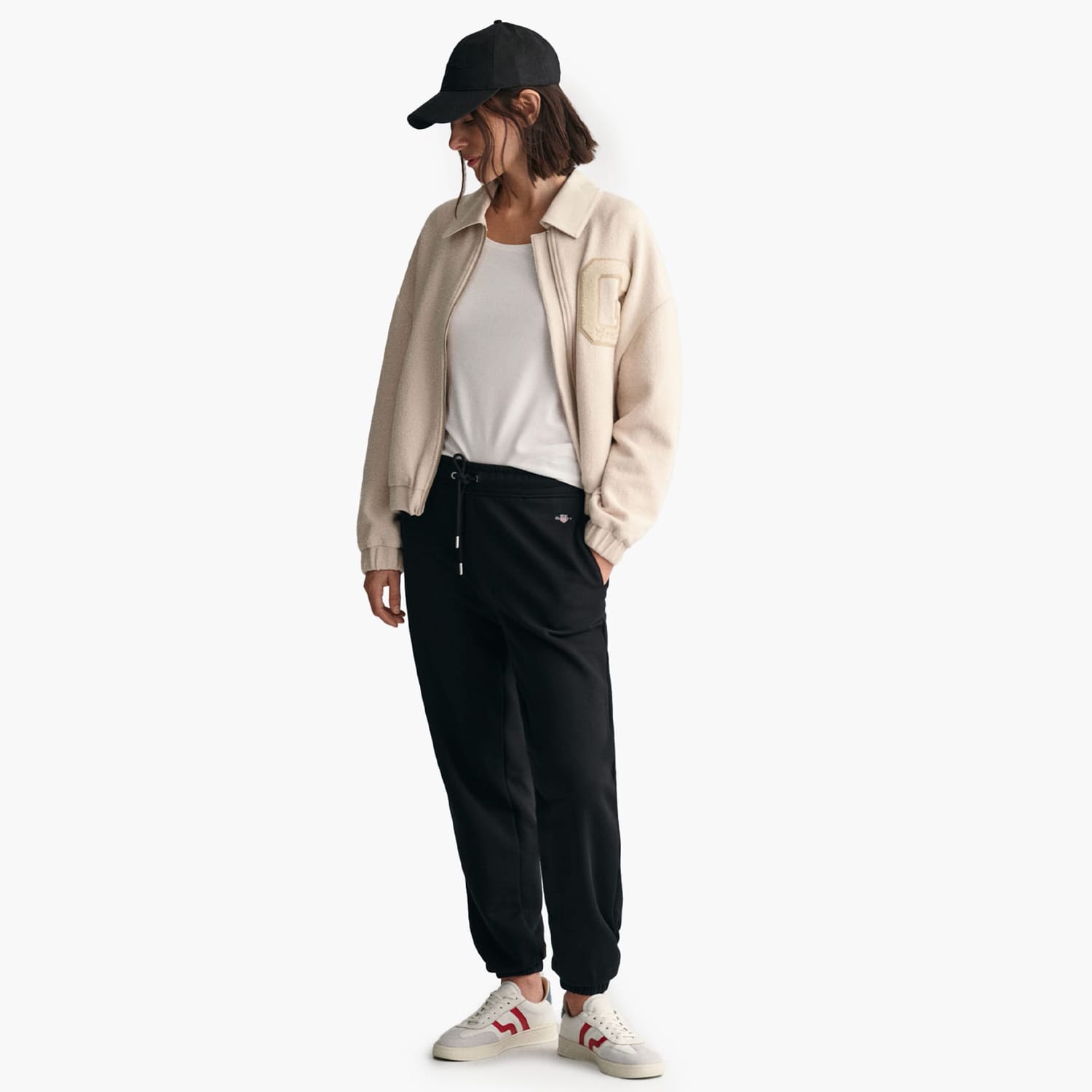 Women Trousers Shield.Pants Black Cotton GANT Women Trousers Shield.Pants Black Cotton GANT