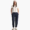 Women Trousers Shield.Pants DarkBlue Cotton GANT