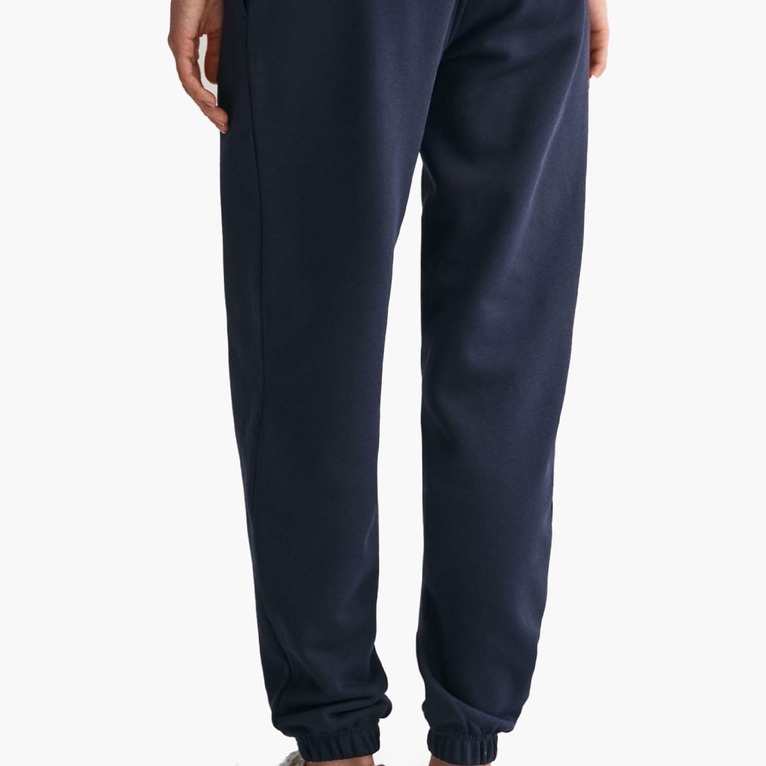 Women Trousers Shield.Pants DarkBlue Cotton GANT