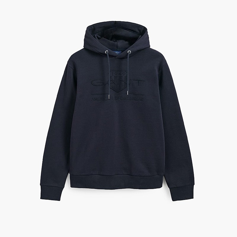 Men's Footer Tonal.Archive DarkBlue Cotton GANT