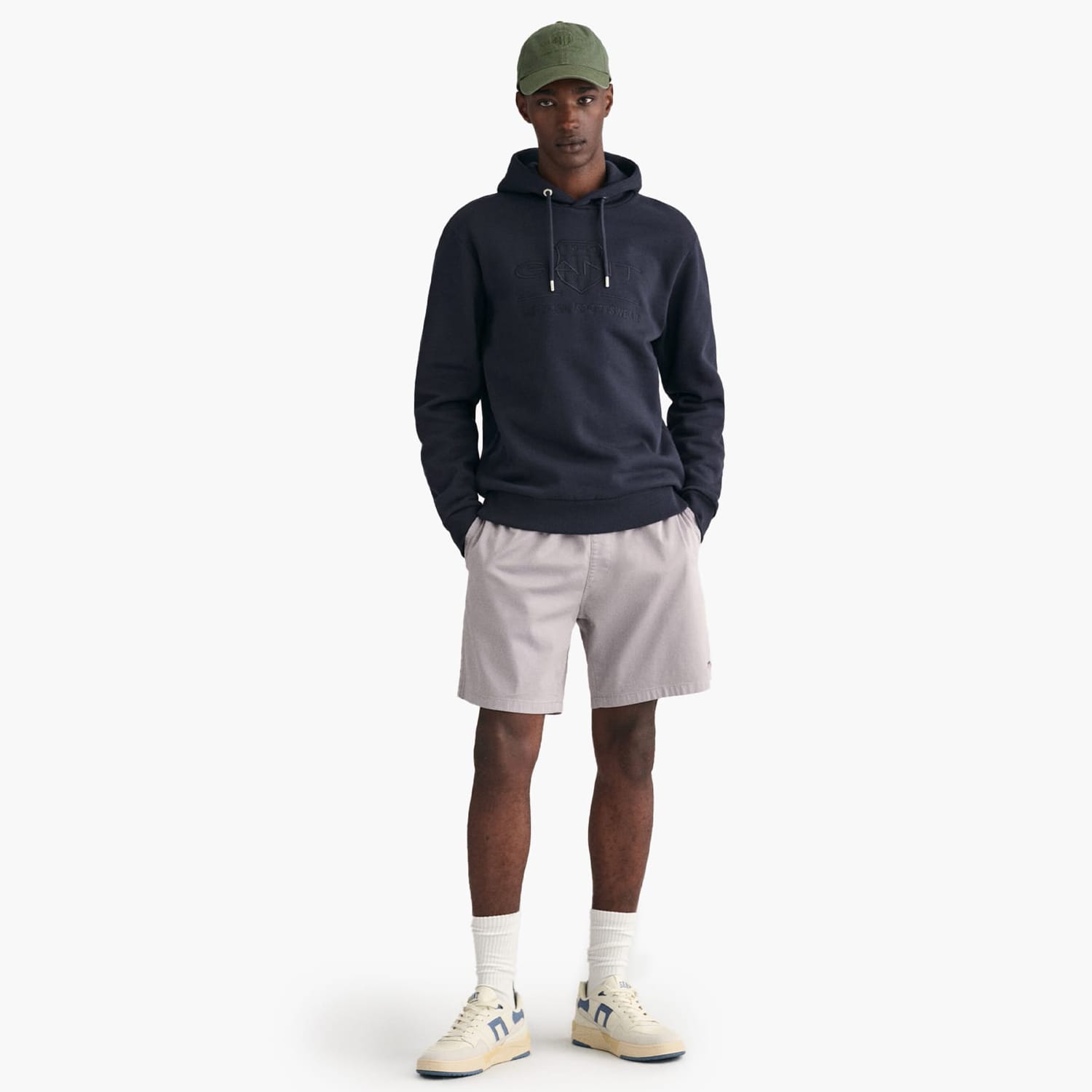 Men's Footer Tonal.Archive DarkBlue Cotton GANT Men's Footer Tonal.Archive DarkBlue Cotton GANT