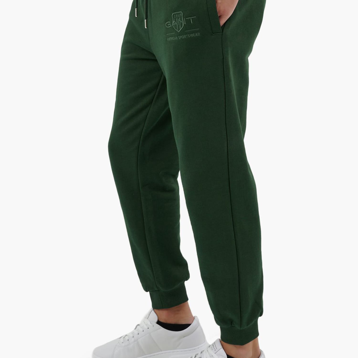 Ανδρικά Παντελόνια Tonal.Pants Πράσινο Βαμβάκι GANT Ανδρικά Παντελόνια Tonal.Pants Πράσινο Βαμβάκι GANT