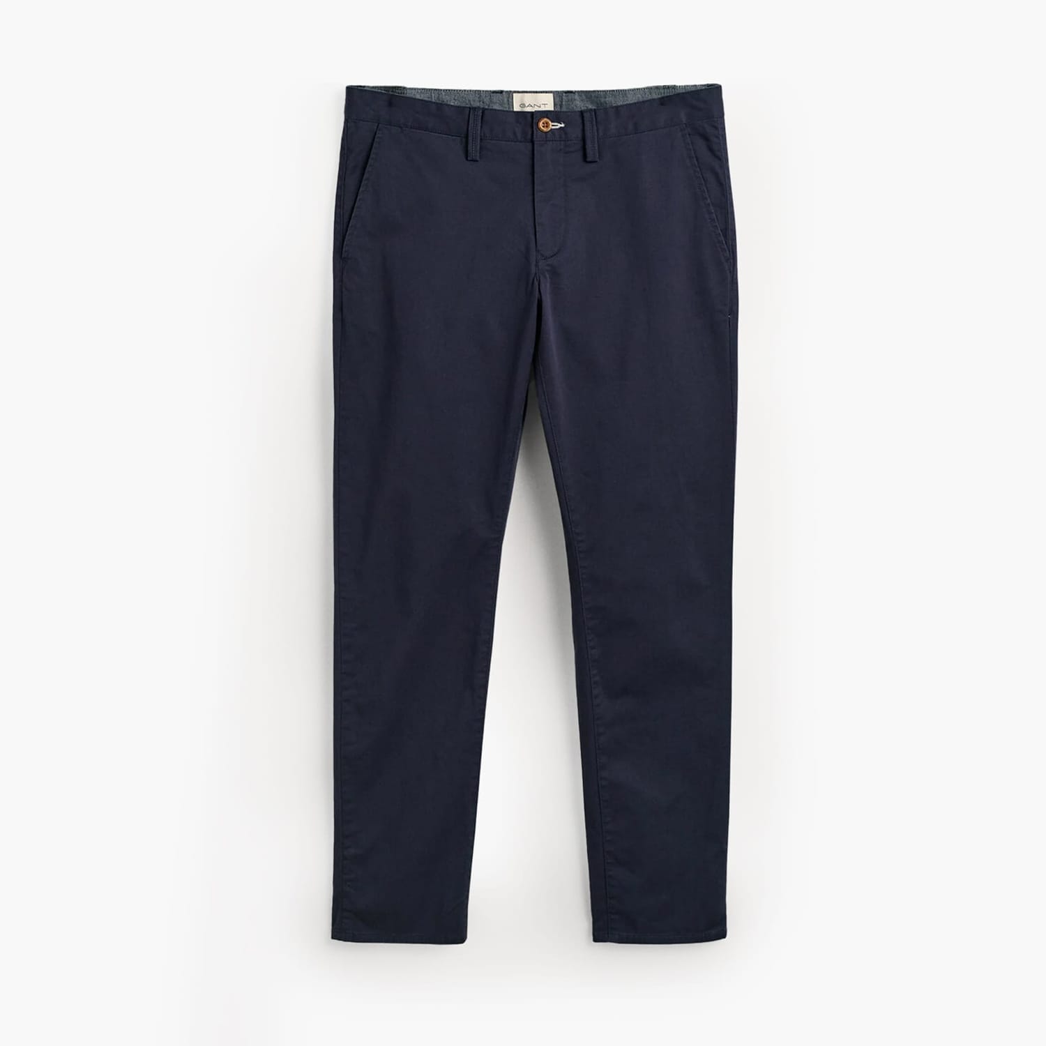 Ανδρικά Παντελόνια Twill.Chino Σκούρο Μπλε Βαμβάκι GANT
