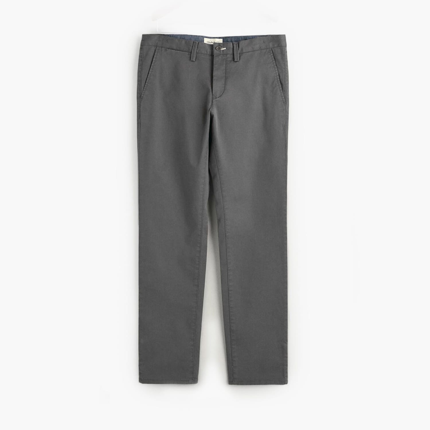 Ανδρικά Παντελόνια Twill.Chino Γκρι Βαμβάκι GANT