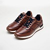 Ανδρικά Παπούτσια Casual 13650 Καφέ Δέρμα S.Oliver Casual - Sneakers S.Oliver 13650-Brown