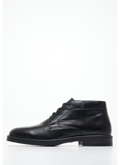 Ανδρικά Μποτάκια 1460.Mono Μαύρο Δέρμα Dr. Martens