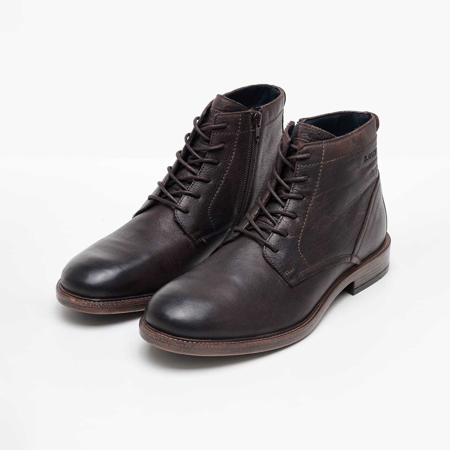 Men Boots 15121 Brown Leather S.Oliver Men Boots 15121 Brown Leather S.Oliver