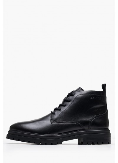 Ανδρικά Μποτάκια 1460.Mono Μαύρο Δέρμα Dr. Martens