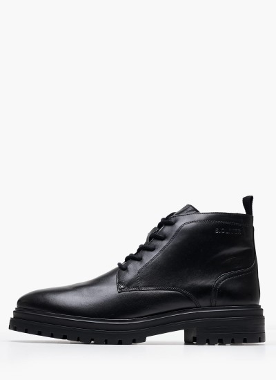 Ανδρικά Μποτάκια 1460.Mono Μαύρο Δέρμα Dr. Martens