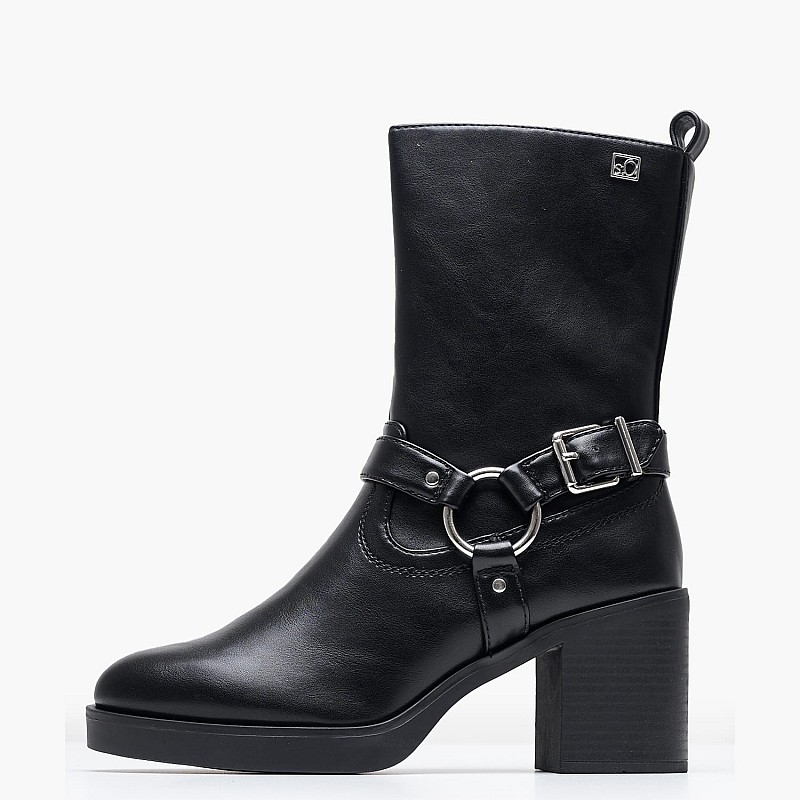 Women Boots 25305 Black ECOleather S.Oliver