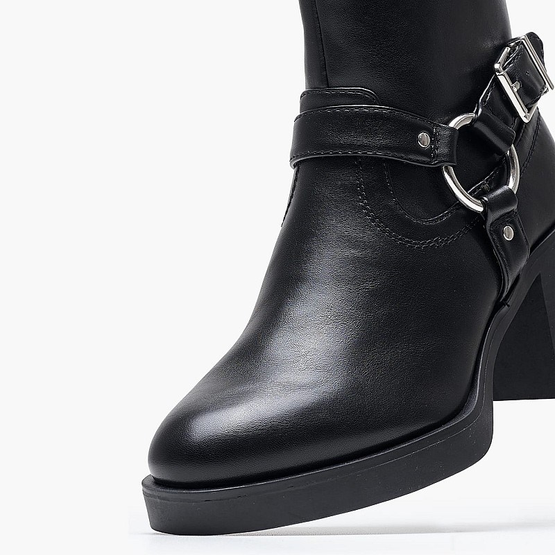 Women Boots 25305 Black ECOleather S.Oliver