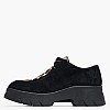 Women Moccasins A.2503 Black Buckskin Komis and Komis Women Moccasins A.2503 Black Buckskin Komis and Komis
