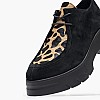 Women Moccasins A.2503 Black Buckskin Komis and Komis Women Moccasins A.2503 Black Buckskin Komis and Komis