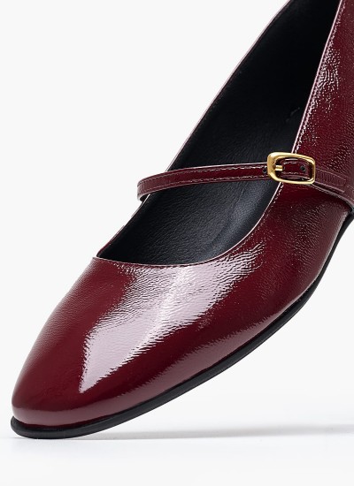 Γυναικείες Μπαλαρίνες Elastic.Ballerina Μαύρο Δέρμα Tommy Hilfiger