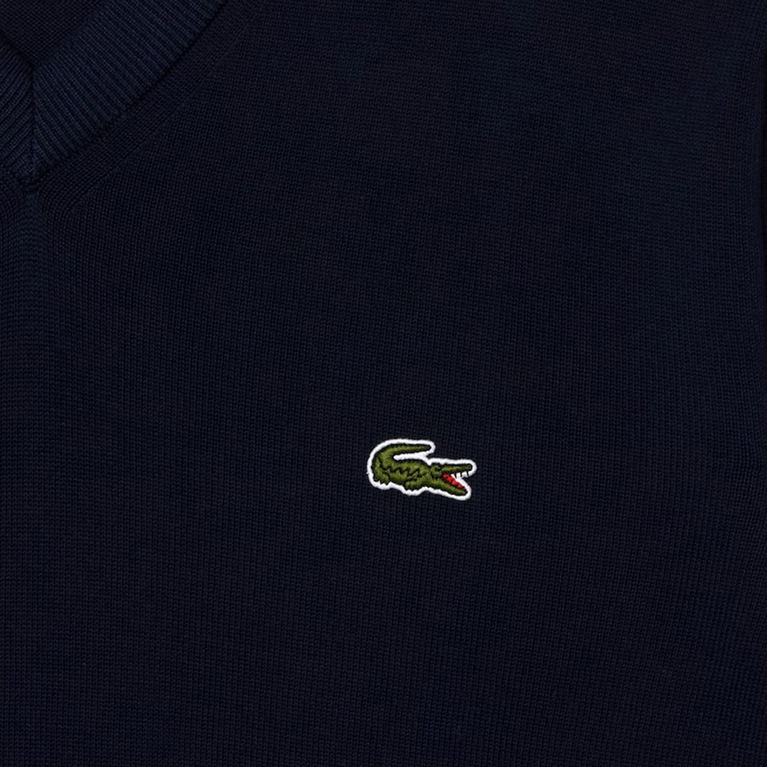 Ανδρικές Μπλούζες AH1951 Σκούρο Μπλε Βαμβάκι Lacoste Ανδρικές Μπλούζες AH1951 Σκούρο Μπλε Βαμβάκι Lacoste