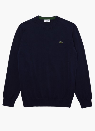 Ανδρικά Παπούτσια Casual L001.7Sma Μαύρο Δέρμα Lacoste