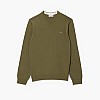Men T-Shirts AH1985 Khaki Cotton Lacoste Men T-Shirts AH1985 Khaki Cotton Lacoste