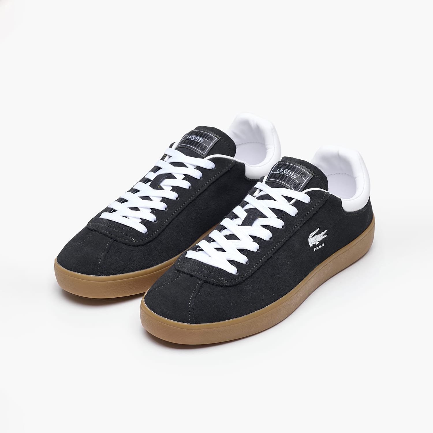 Ανδρικά Παπούτσια Casual Baseshot.224 Μαύρο Δέρμα Καστόρι Lacoste Ανδρικά Παπούτσια Casual Baseshot.224 Μαύρο Δέρμα Καστόρι Lacoste