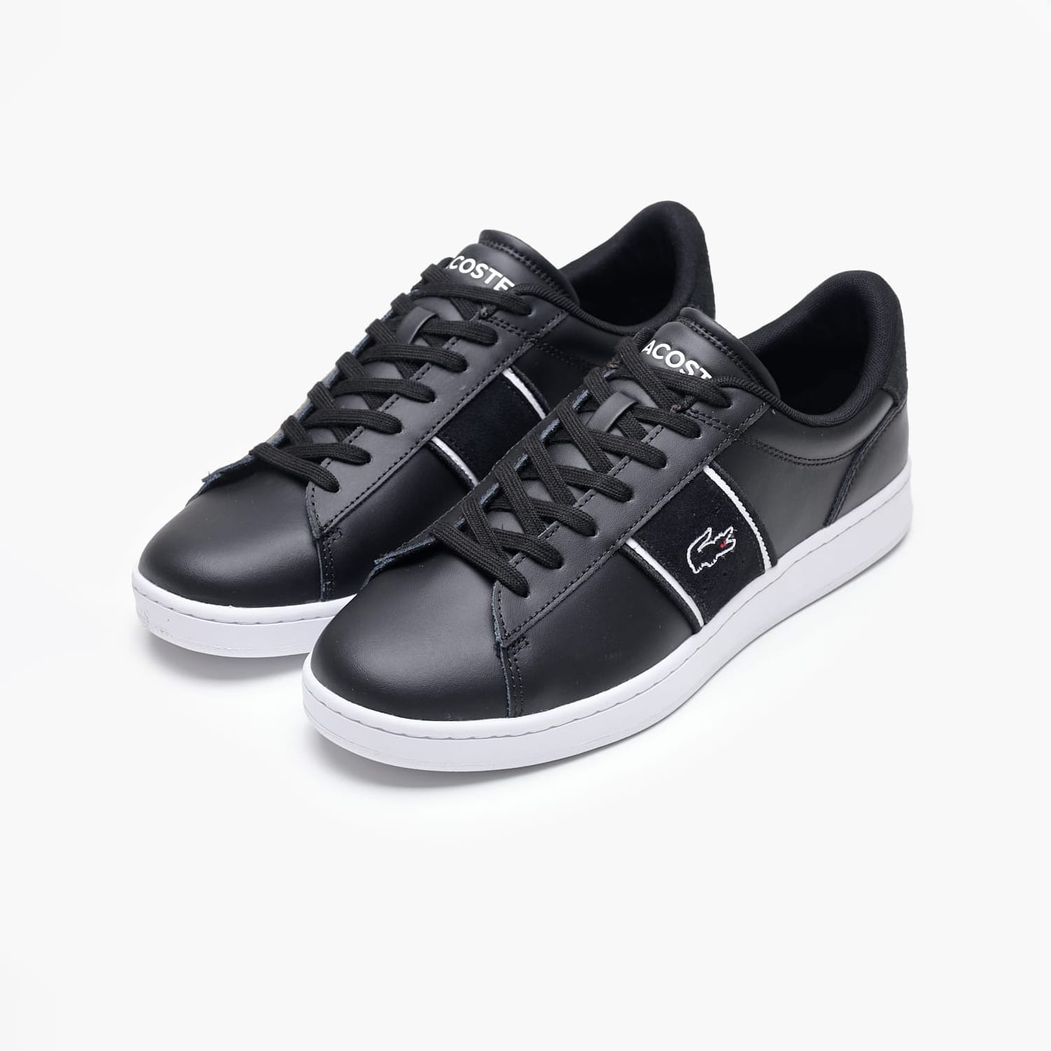 Ανδρικά Παπούτσια Casual Carnaby.Set Μαύρο Δέρμα Lacoste Ανδρικά Παπούτσια Casual Carnaby.Set Μαύρο Δέρμα Lacoste