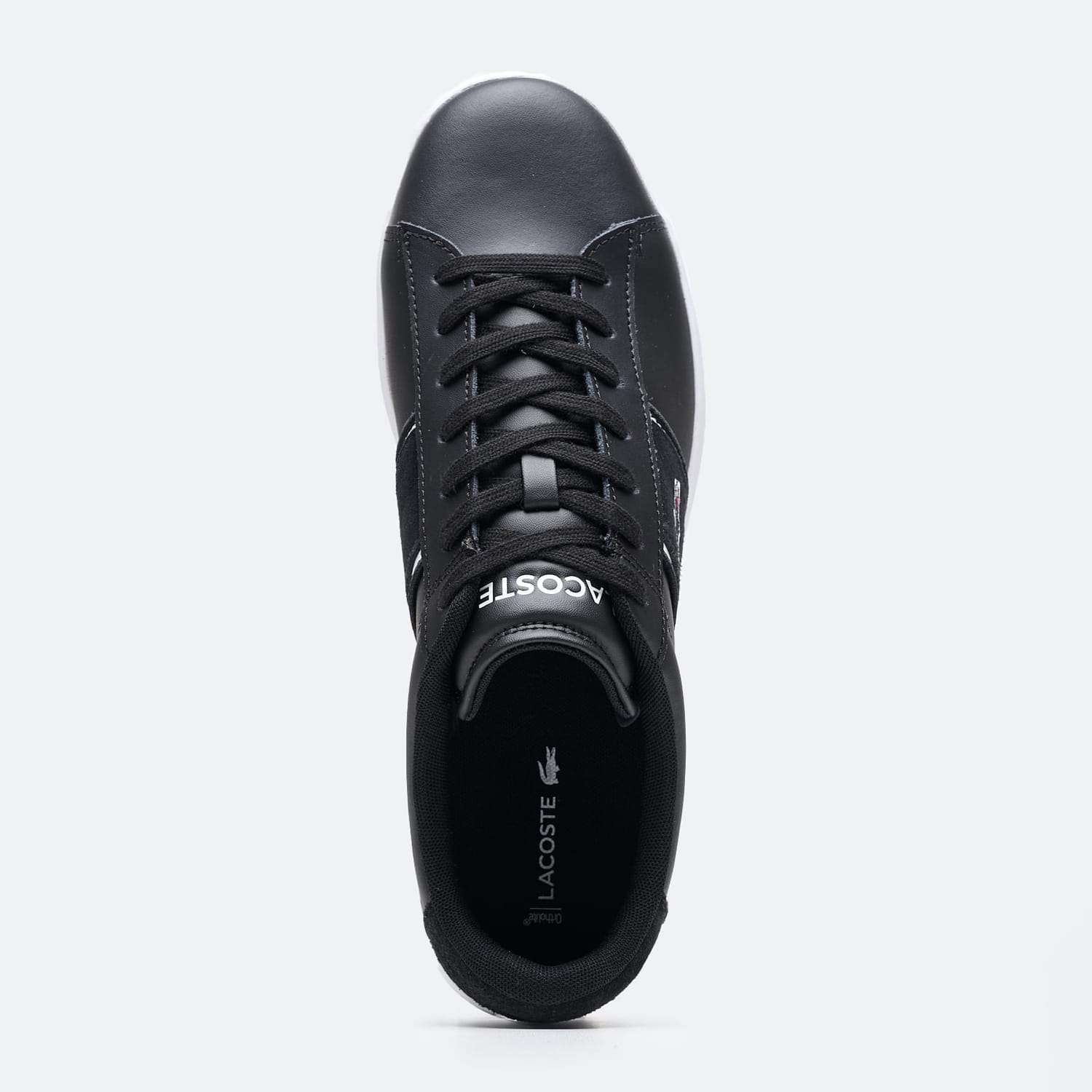 Ανδρικά Παπούτσια Casual Carnaby.Set Μαύρο Δέρμα Lacoste Ανδρικά Παπούτσια Casual Carnaby.Set Μαύρο Δέρμα Lacoste