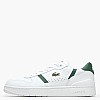 Ανδρικά Παπούτσια Casual Clip.Set Άσπρο Δέρμα Lacoste