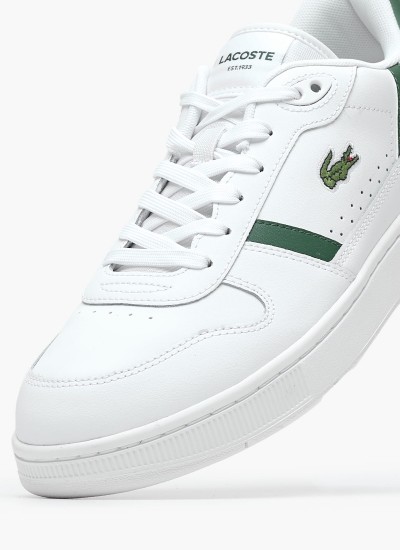 Ανδρικά Παπούτσια Casual L001.7Sma Μαύρο Δέρμα Lacoste