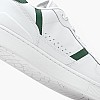 Ανδρικά Παπούτσια Casual Clip.Set Άσπρο Δέρμα Lacoste