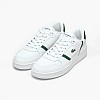 Ανδρικά Παπούτσια Casual Clip.Set Άσπρο Δέρμα Lacoste