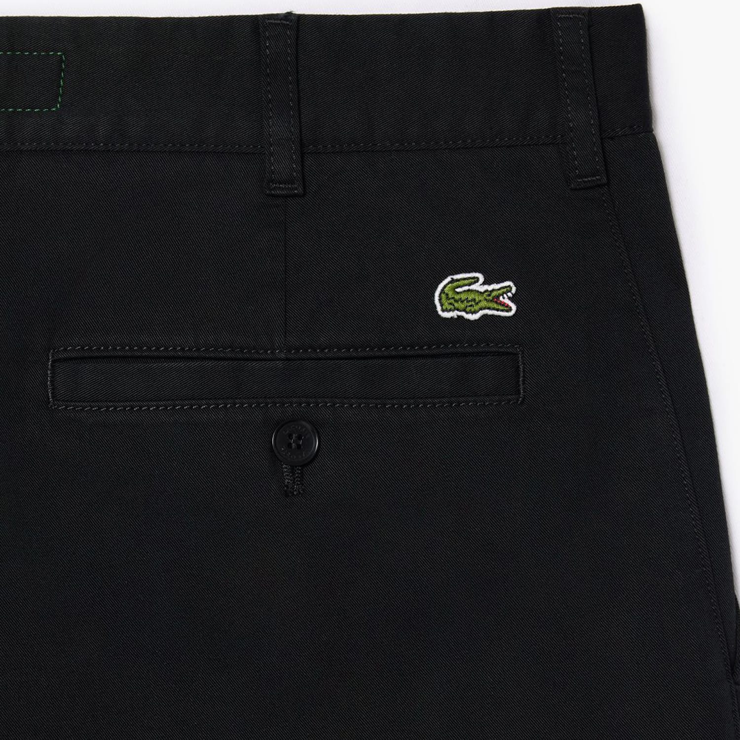 Men Pants HH3463 Black Cotton Lacoste Men Pants HH3463 Black Cotton Lacoste