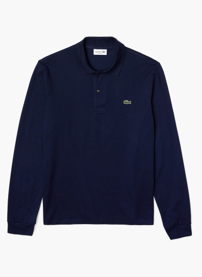 Ανδρικά Παπούτσια Casual L001.7Sma Μαύρο Δέρμα Lacoste