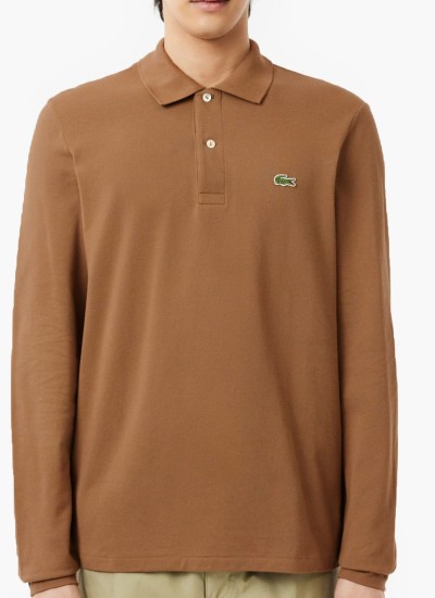 Ανδρικά Παπούτσια Casual L001.7Sma Μαύρο Δέρμα Lacoste
