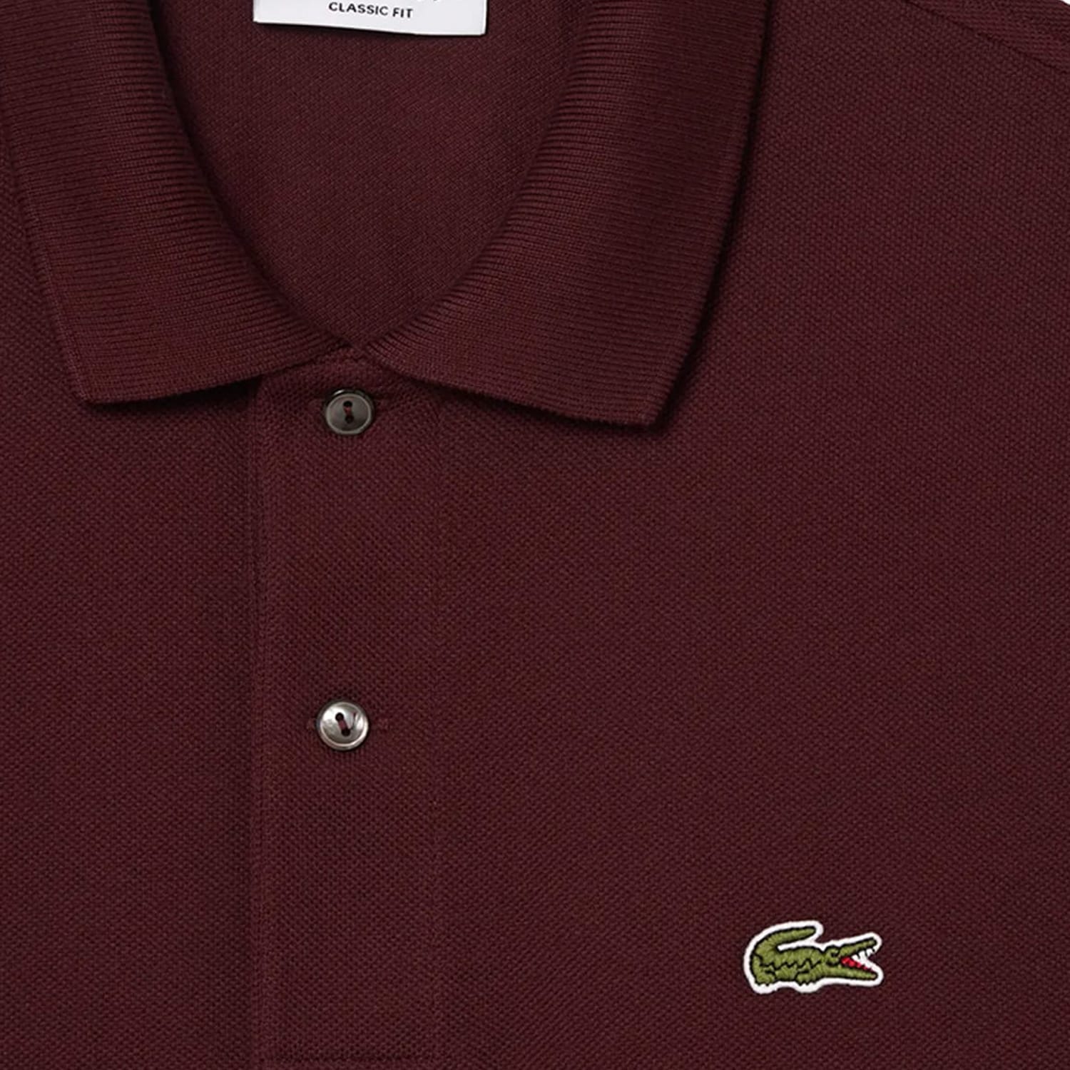 Ανδρικές Μπλούζες L1312 Μπορντό Βαμβάκι Lacoste Ανδρικές Μπλούζες L1312 Μπορντό Βαμβάκι Lacoste