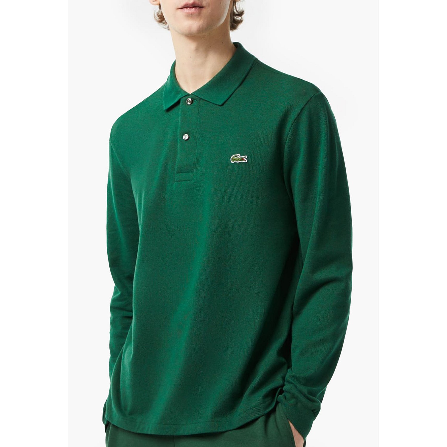 Ανδρικές Μπλούζες L1312 Πράσινο Βαμβάκι Lacoste