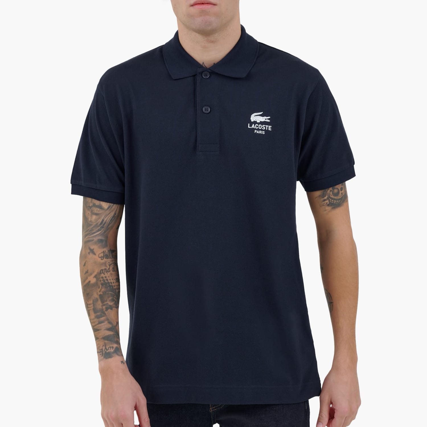 Ανδρικές Μπλούζες PH2723 Σκούρο Μπλε Βαμβάκι Lacoste