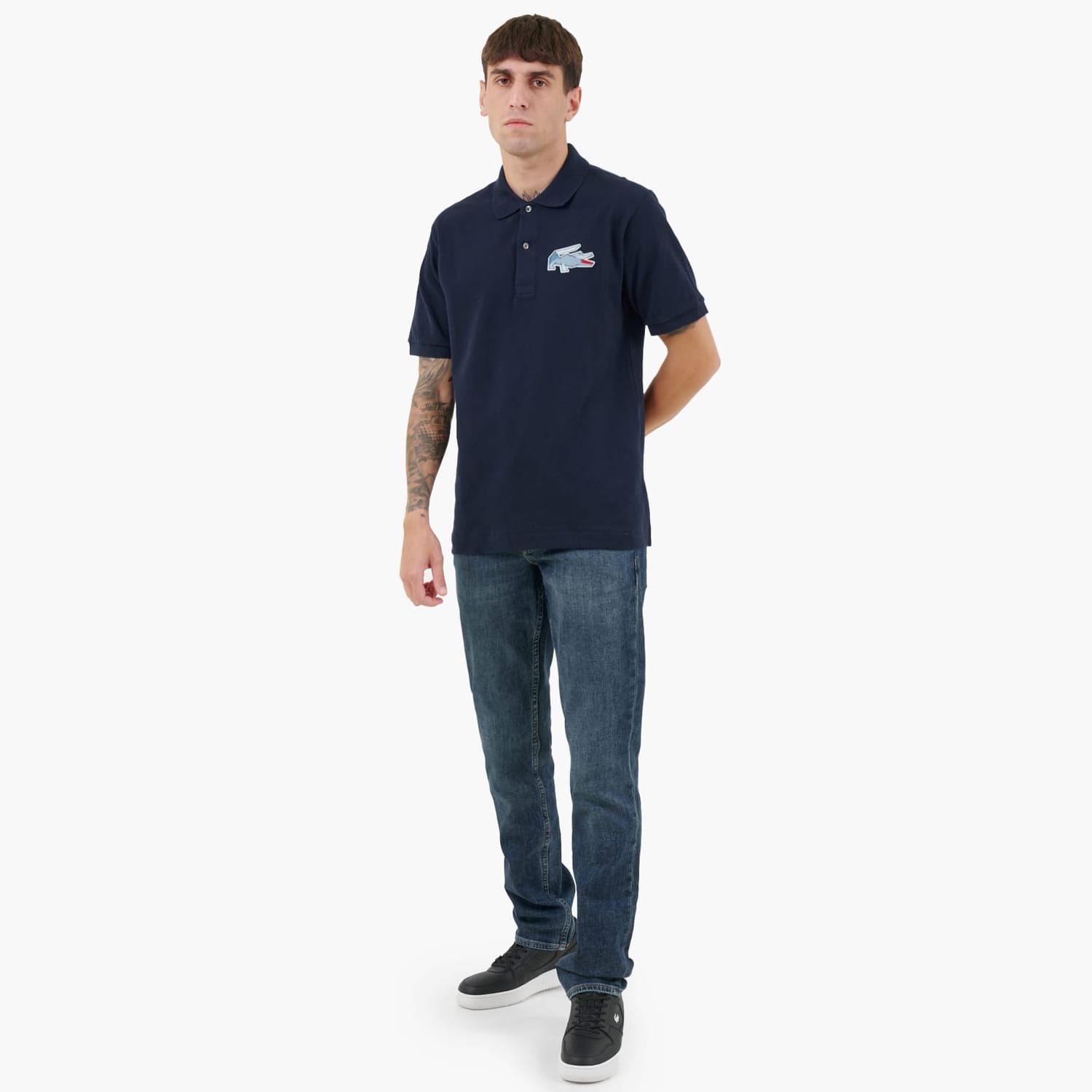 Ανδρικές Μπλούζες PH3600 Σκούρο Μπλε Βαμβάκι Lacoste Ανδρικές Μπλούζες PH3600 Σκούρο Μπλε Βαμβάκι Lacoste