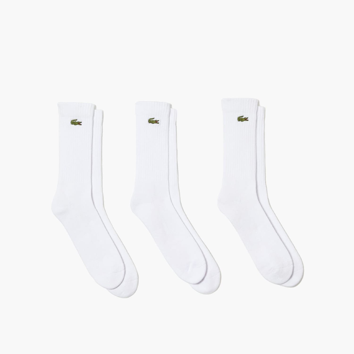 Ανδρικές Κάλτσες RA4182.3Pack Άσπρο Βαμβάκι Lacoste