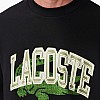 Ανδρικά Φούτερ SH2850 Μαύρο Βαμβάκι Lacoste