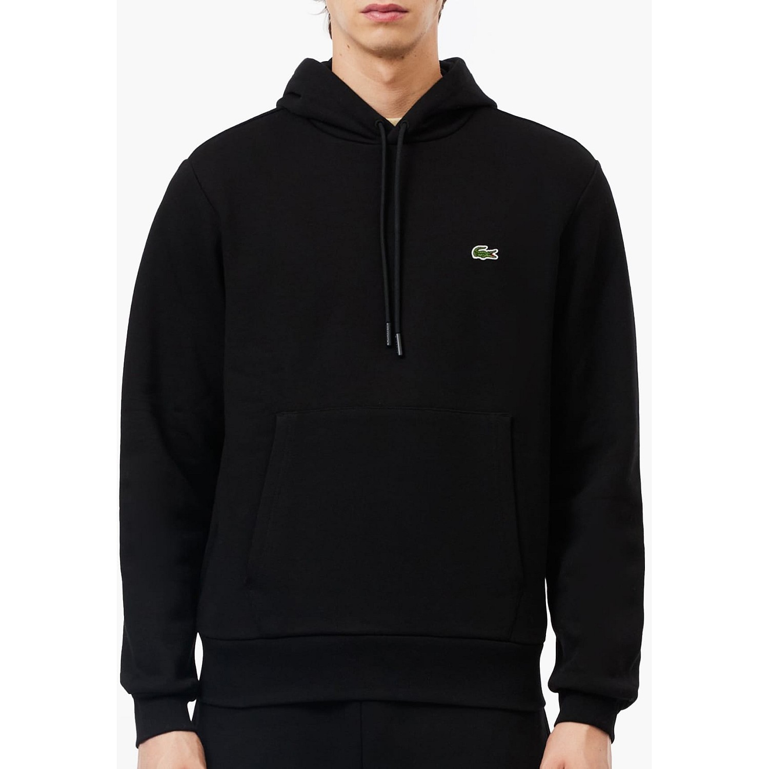 Ανδρικά Φούτερ SH9623 Μαύρο Βαμβάκι Lacoste