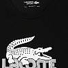 Ανδρικές Μπλούζες TH2508 Μαύρο Βαμβάκι Lacoste Ανδρικές Μπλούζες TH2508 Μαύρο Βαμβάκι Lacoste