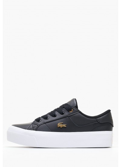 Γυναικεία Παπούτσια Casual Vulc.Flatform Άσπρο Ύφασμα Calvin Klein