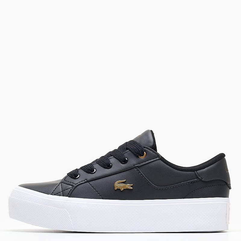 Γυναικεία Παπούτσια Casual Ziane.Platform Μαύρο Δέρμα Lacoste