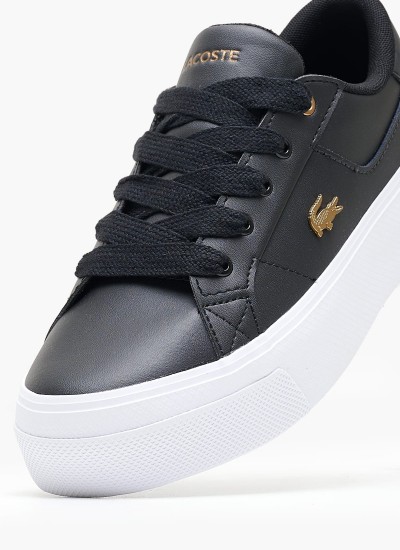 Γυναικεία Παπούτσια Casual Court.Zero Μπεζ Δέρμα Lacoste