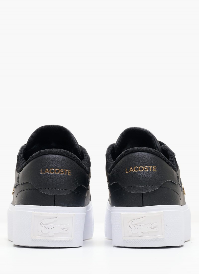 Lacoste ziane black leather outlet
