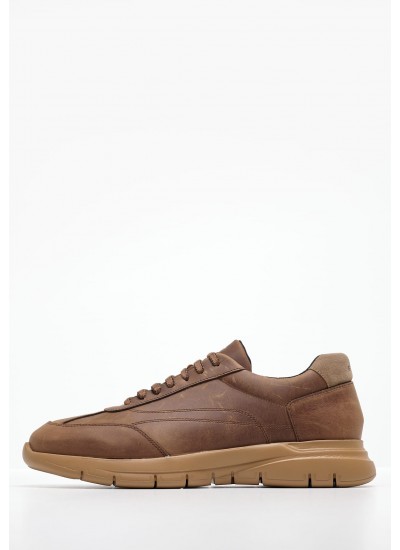 Ανδρικά Ιστιοπλοϊκά Portland.Waxed Καφέ Δέρμα Sebago