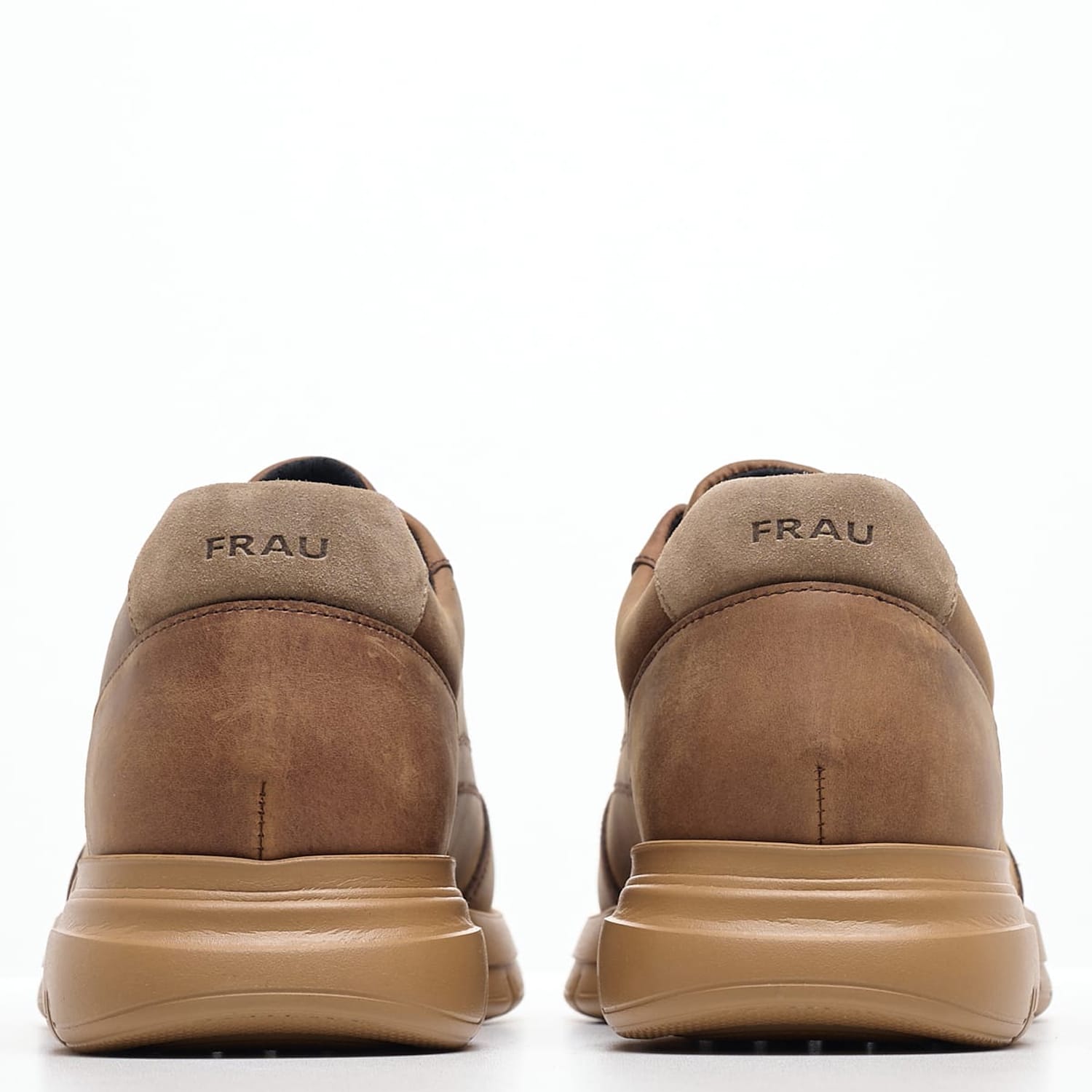Ανδρικά Παπούτσια Casual 09G8 Ταμπά Δέρμα Λαδερό Frau Ανδρικά Παπούτσια Casual 09G8 Ταμπά Δέρμα Λαδερό Frau