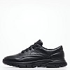 Ανδρικά Παπούτσια Casual 09S3 Μαύρο Δέρμα Frau Ανδρικά Παπούτσια Casual 09S3 Μαύρο Δέρμα Frau