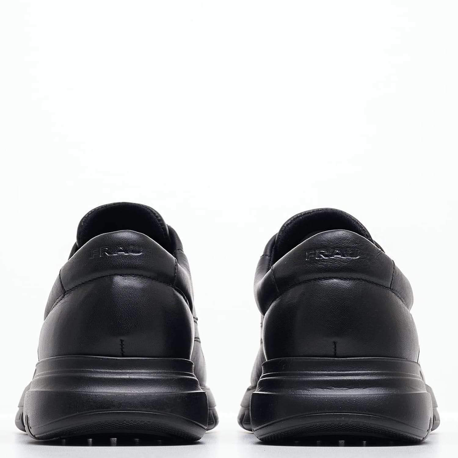 Ανδρικά Παπούτσια Casual 09S3 Μαύρο Δέρμα Frau Ανδρικά Παπούτσια Casual 09S3 Μαύρο Δέρμα Frau