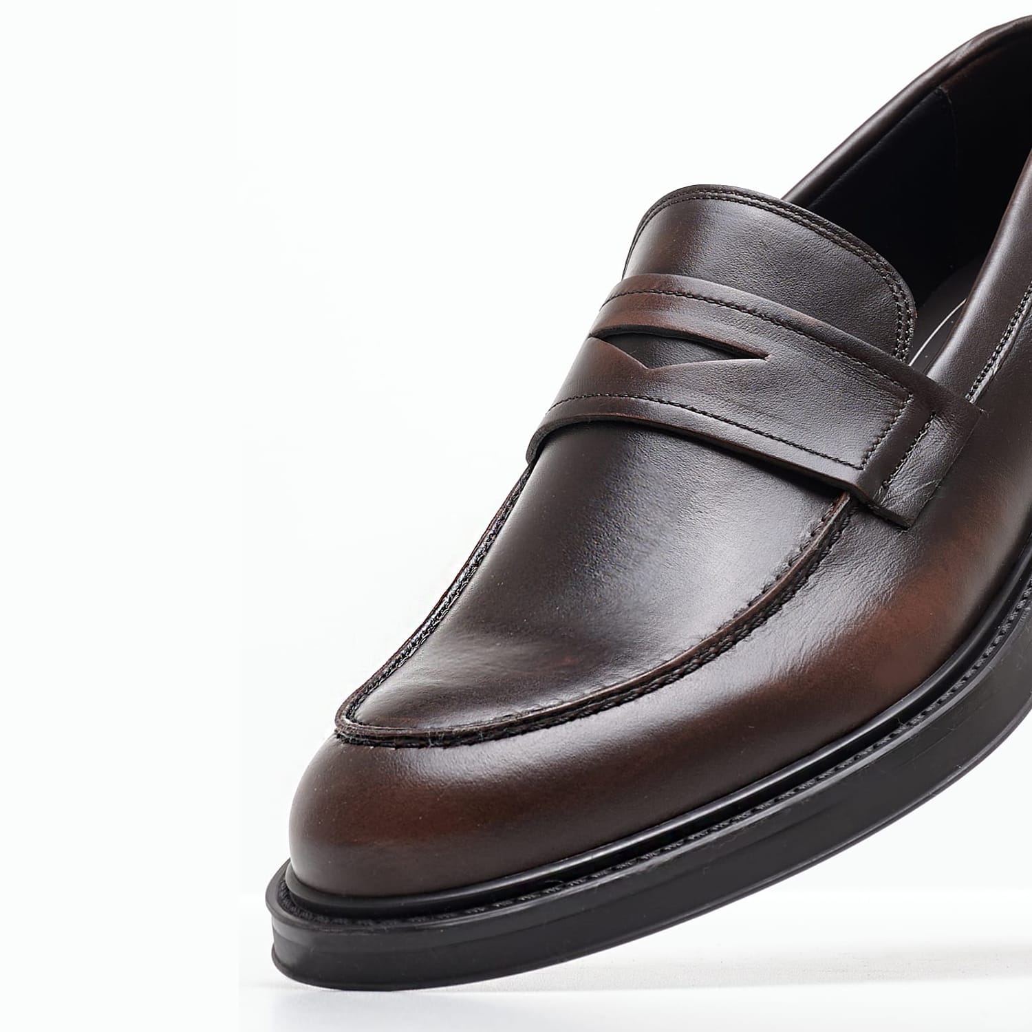 Men Moccasins 72N8 Brown Leather Frau