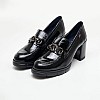 Women Moccasins 31015 Black Patent Leather Callaghan Women Moccasins 31015 Black Patent Leather Callaghan