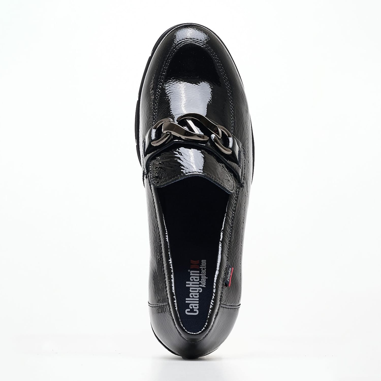 Women Moccasins 31015 Black Patent Leather Callaghan Women Moccasins 31015 Black Patent Leather Callaghan